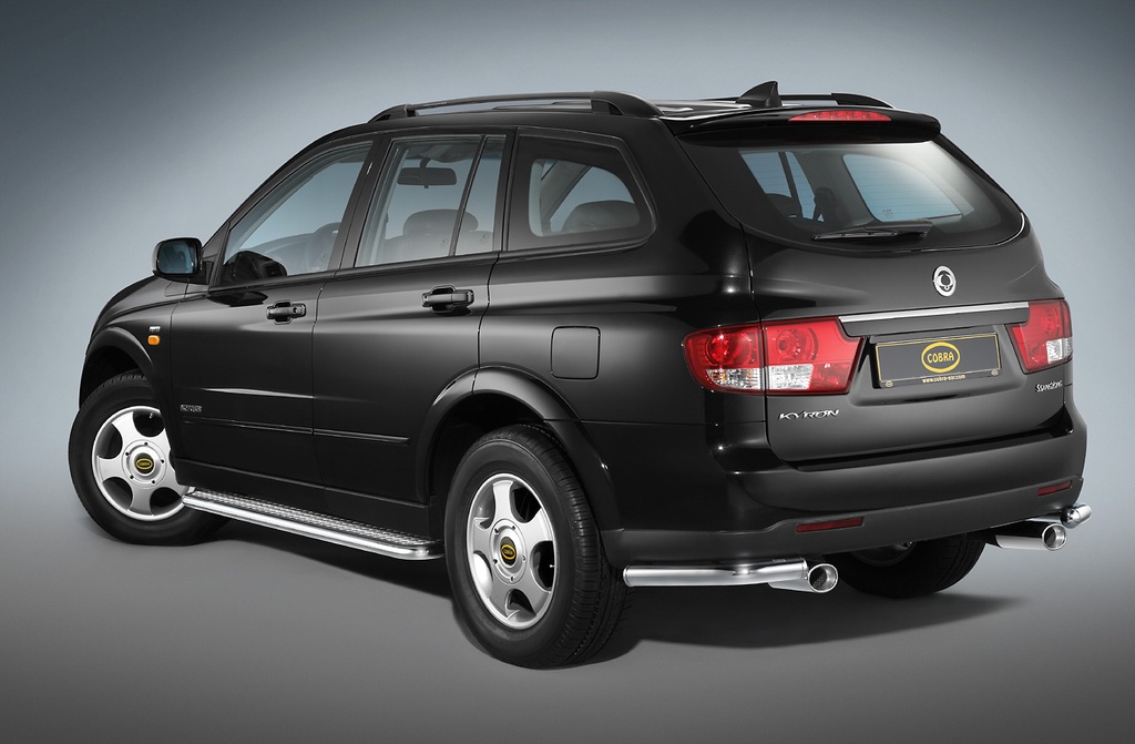 Ssangyong Kyron Bj. '05-'14: COBRA Ecken-Heckschutzbügel