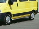COBRA barre di protezione laterali per Fiat Ducato anni 2002-2006 (passo lungo) | acciaio inossidabile spazzolato (satinato)