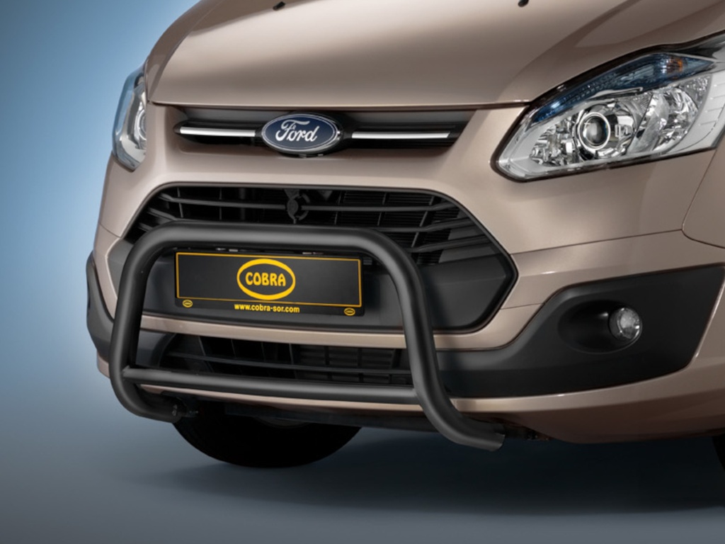 Ford Tourneo Custom, Transit Custom Bj. 12-23: COBRA Frontschutzbügel schwarz pulverbeschichtet