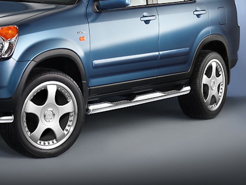Honda CR-V M / C Bj. '04-'06: COBRA Chrom-Seitenschutzrohre