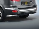 Hyundai Santa Fe Bj. 06-09: COBRA Ecken-Chrom-Heckschutzbügel
