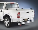 Isuzu D-Max años 03-12: COBRA parachoques trasero de doble tubo