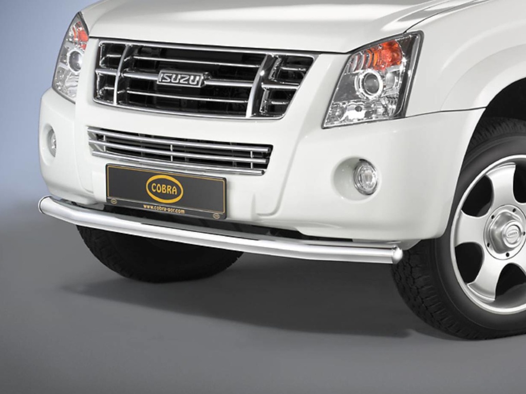 Isuzu D-Max Bj. 07-12: COBRA CityGuard / Chrom-Frontschutzrohr