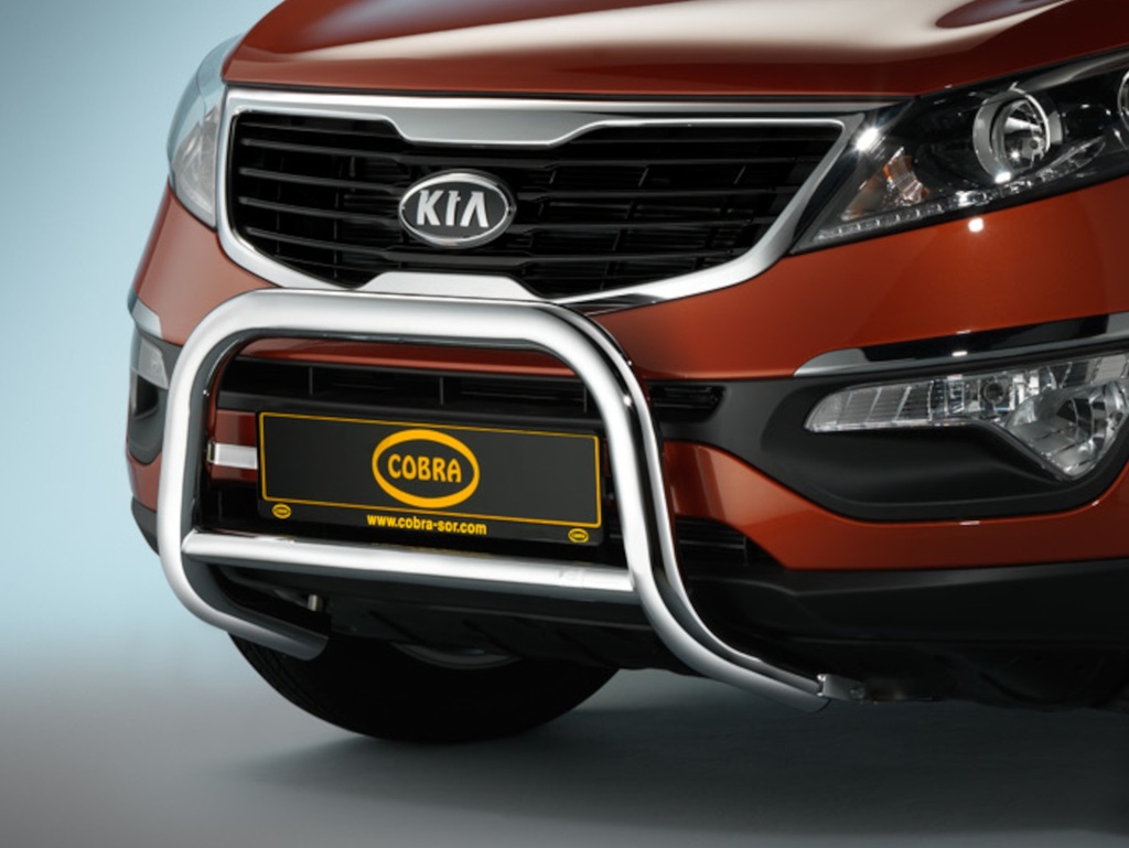 Kia Sportage Bj. 10-16: COBRA Chrom-Frontschutzbügel Edelstahl