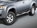 Mazda BT 50 años 07-12: COBRA cromo-barra de protección lateral con peldaños