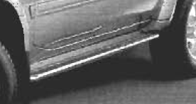 Nissan Patrol Y61 Bj. 97-02, LR: COBRA Trittbrettumrandung