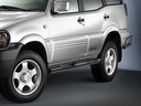 Nissan Terrano II from 1999 | Long Wheelbase: COBRA Black Side Protection Bars with Steps