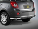 Opel Antara Bj. '07-'15: COBRA Ecken-Chrom-Heckschutzbügel