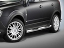 Opel Antara ab Bj. 07: COBRA Chrom-Seitenschutzrohre mit Trittstufen