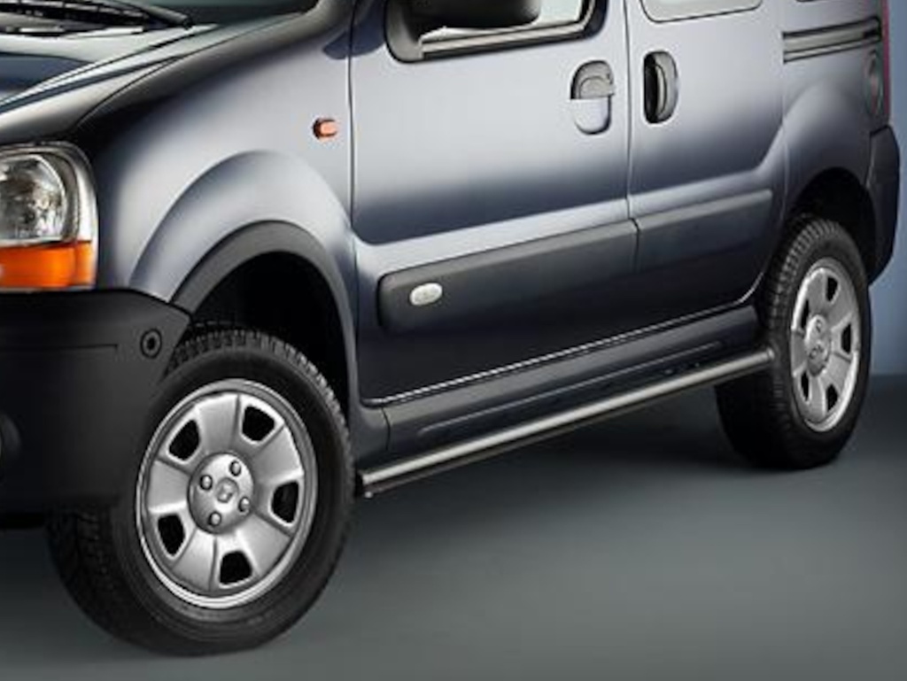 Renault Kangoo 1999–2008: COBRA Black Side Protection Bars