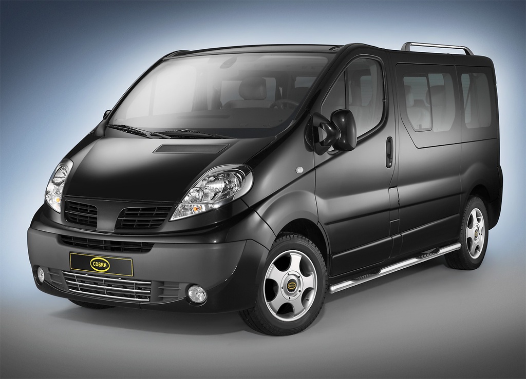 Renault Trafic, Opel Vivaro, Nissan Primastar Bj.06-14: COBRA Chrom-Stoßstangengrill