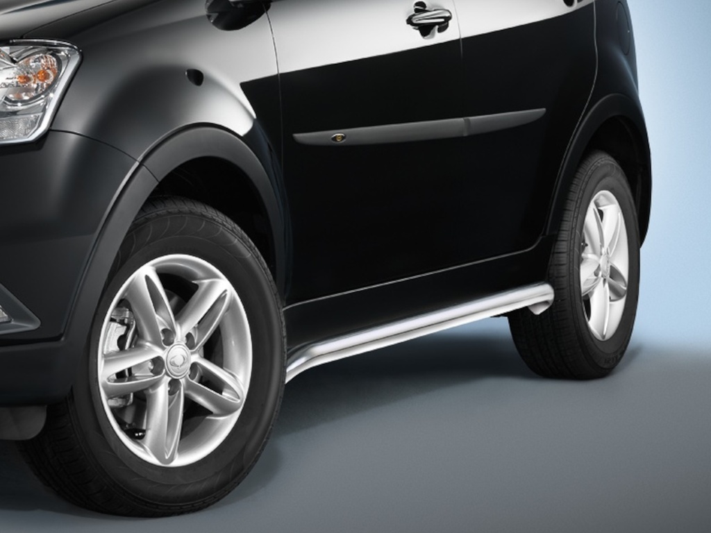 Ssangyong Korando bouwjaar 11-17: COBRA zijdelingse beschermbuizen