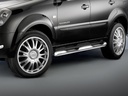 Ssangyong Rexton Bj. 13-17: COBRA Chrom-Seitenschutzrohre mit Trittfläche