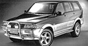 SsangYong Musso FJ | Long Wheelbase: COBRA Chrome Running Boards