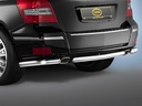 Mercedes GLK Bj. 08-11: COBRA Chrom-Heckschutzbügel (Mitte)