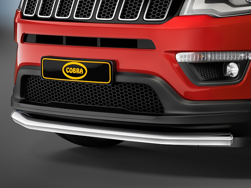 [CHR1283] Jeep Compass ab Bj. 17: COBRA CityGuard / Chrom-Frontschutzrohr