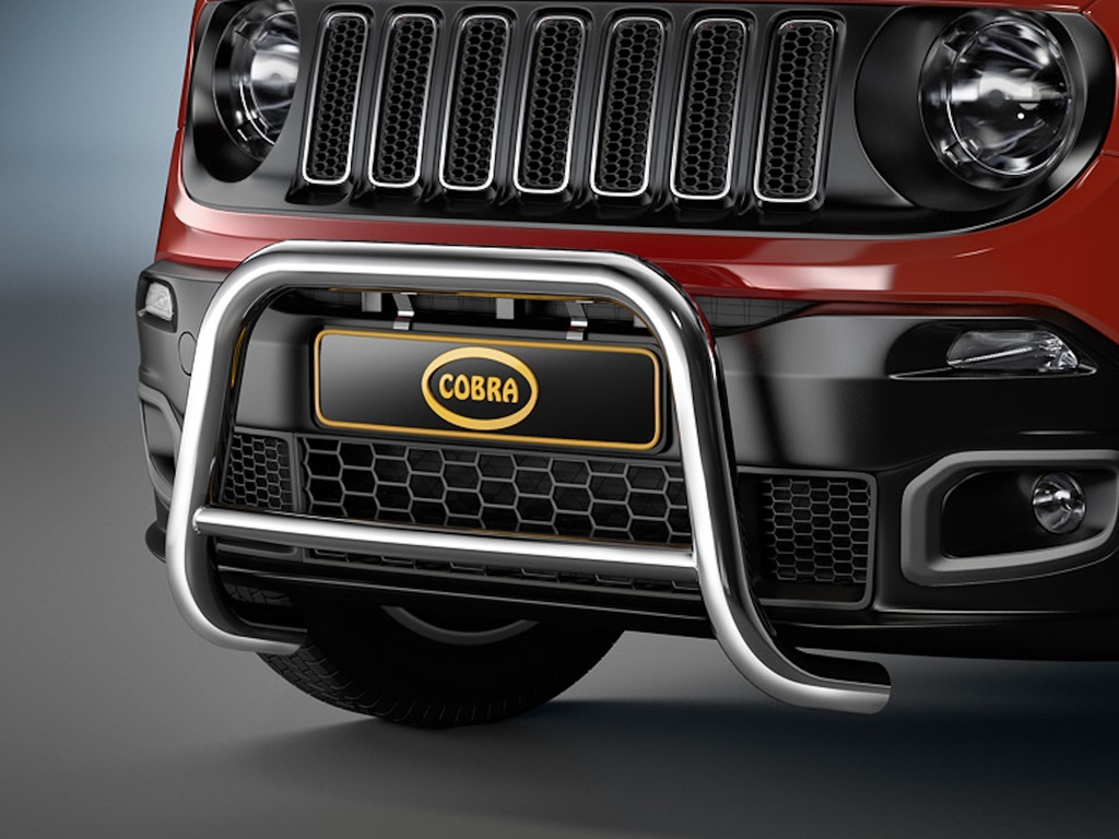 [CHR1181EC] Jeep Renegade ab Bj. 14: COBRA Chrom-Frontschutzbügel