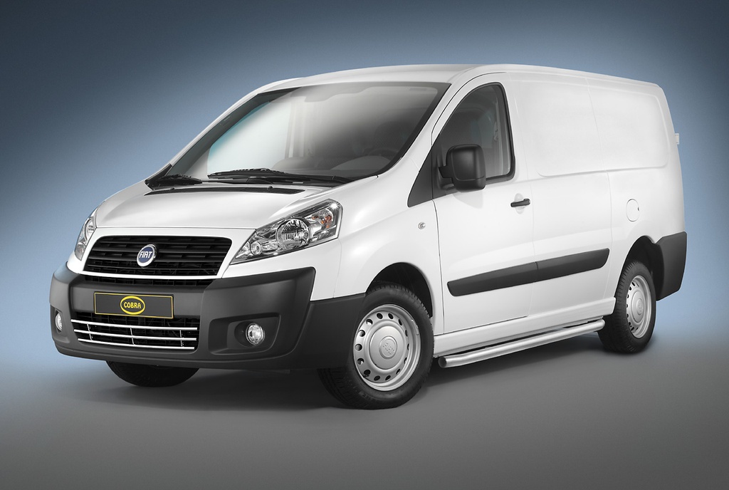 [CIT1063] Citroen Jumpy, Fiat Scudo, Peugeot Expert Bj. 6-16, Toyota ProAce Bj. 13-16 – KR /LR: COBRA Seitenschutzrohre