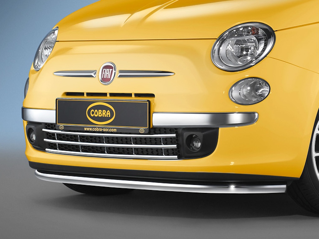 [FIAT1103] Fiat 500 Bj. 08-14: COBRA CityGuard / Chrom-Frontschutzrohr