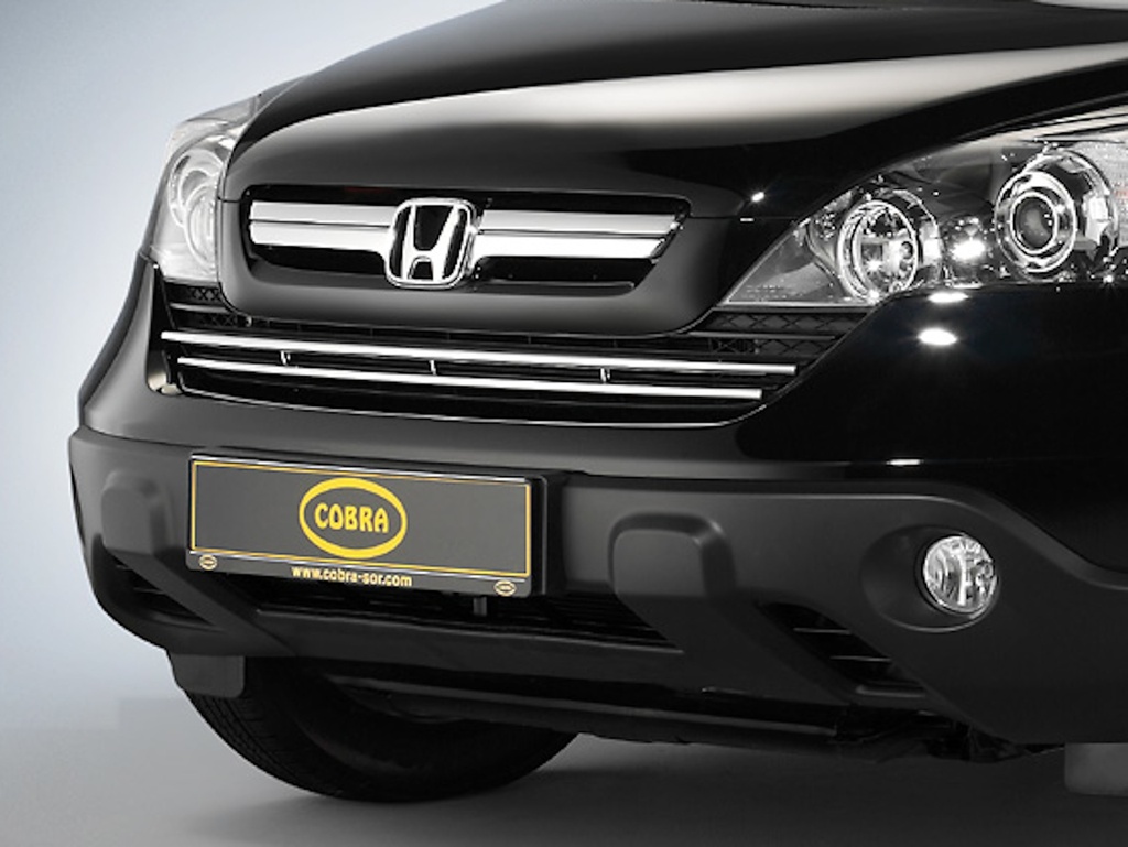 [HON1087] Honda CR-V Bj. 06-10: COBRA Chrom-Stoßstangengrill