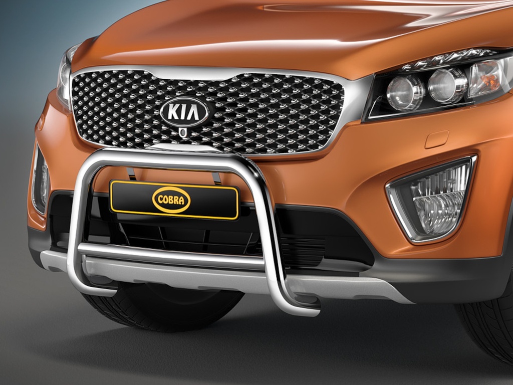 [KIA1241EC] Kia Sorento Bj. 15-20: COBRA Chrom-Frontschutzbügel