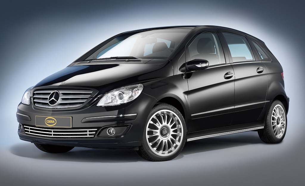 [MB1213] Mercedes B-Klasse Bj. 05-11: COBRA Chrom-Schwellerrohre 15mm