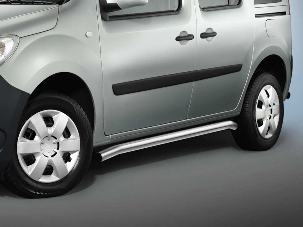 [REN1259] Mercedes Citan & Renault Kangoo a partir del año 2012 (batalla larga): COBRA barras de protección laterales, satinado