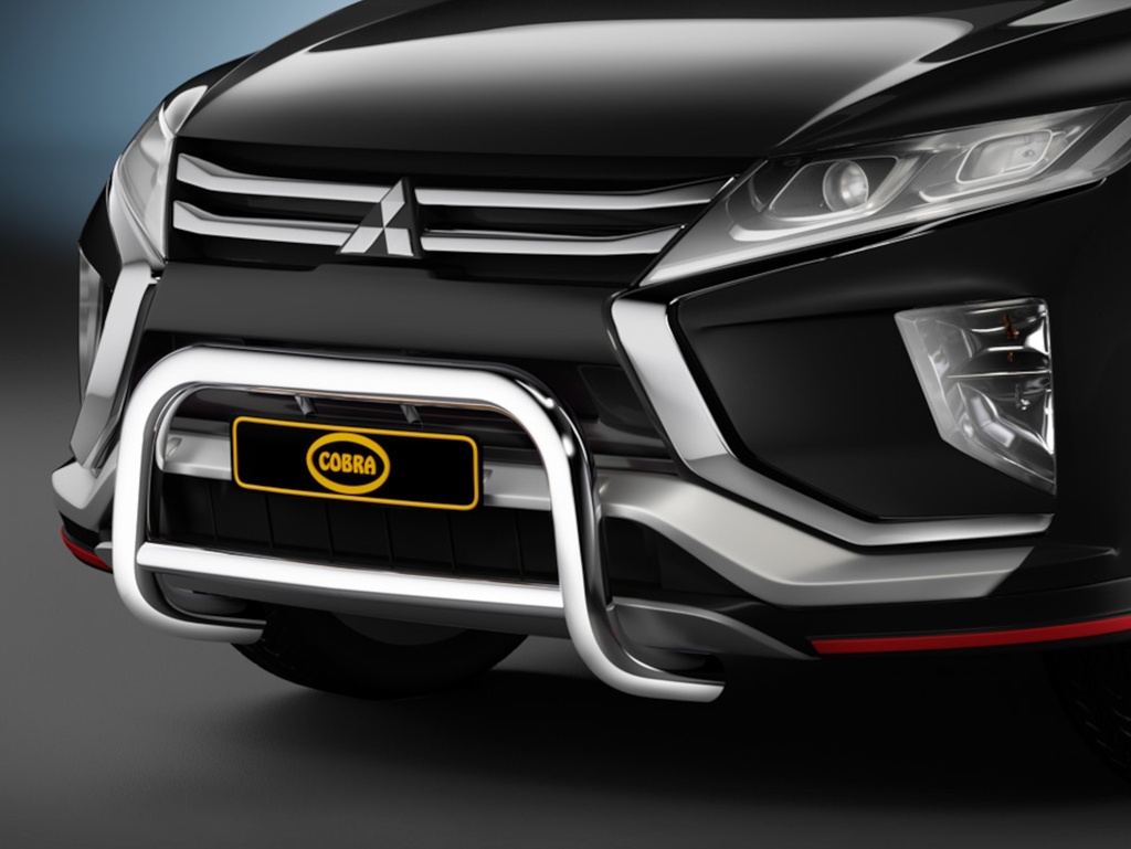 [MIT1481EC] Mitsubishi Eclipse Cross Bj. 18-21: COBRA Chrom-Frontschutzbügel