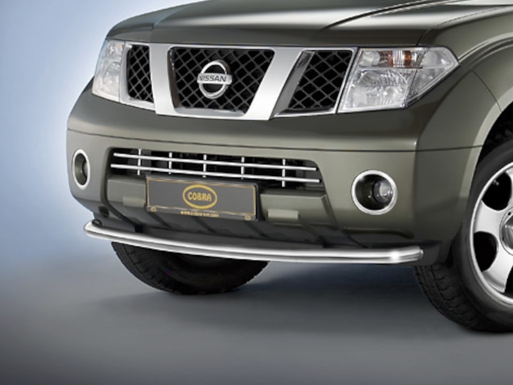 [NIS1793] Nissan Pathfinder & Navara Bj. 08-15: COBRA / Chrom-Frontschutzrohr/Cityguard