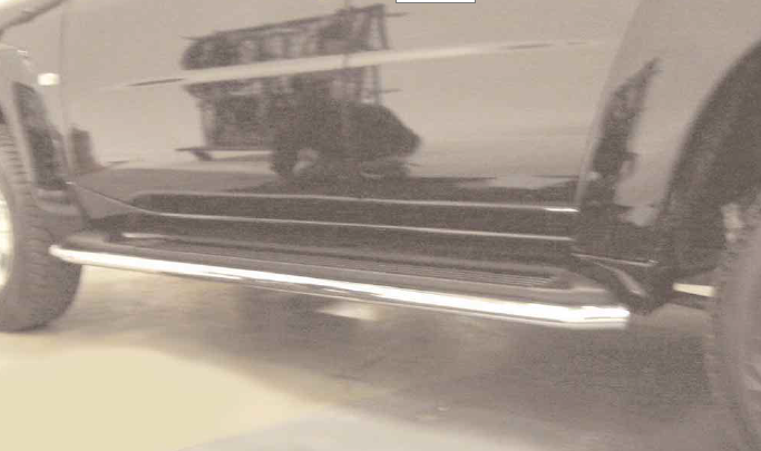 [NIS1075] Nissan Patrol GR ab Bj. 04, LR: COBRA Trittbrettumrandung