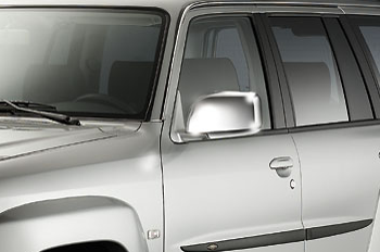 [NIS1093] Nissan Patrol GR Y61 Bj. 07 / 04-13: COBRA Chrom-Spiegelkappen