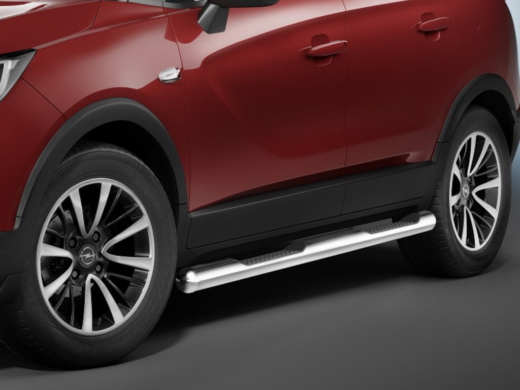 [OPEL1135] COBRA® Side Protection Bars for Opel Crossland X (2017–2020) & Citroën C3 Aircross (from 2017)