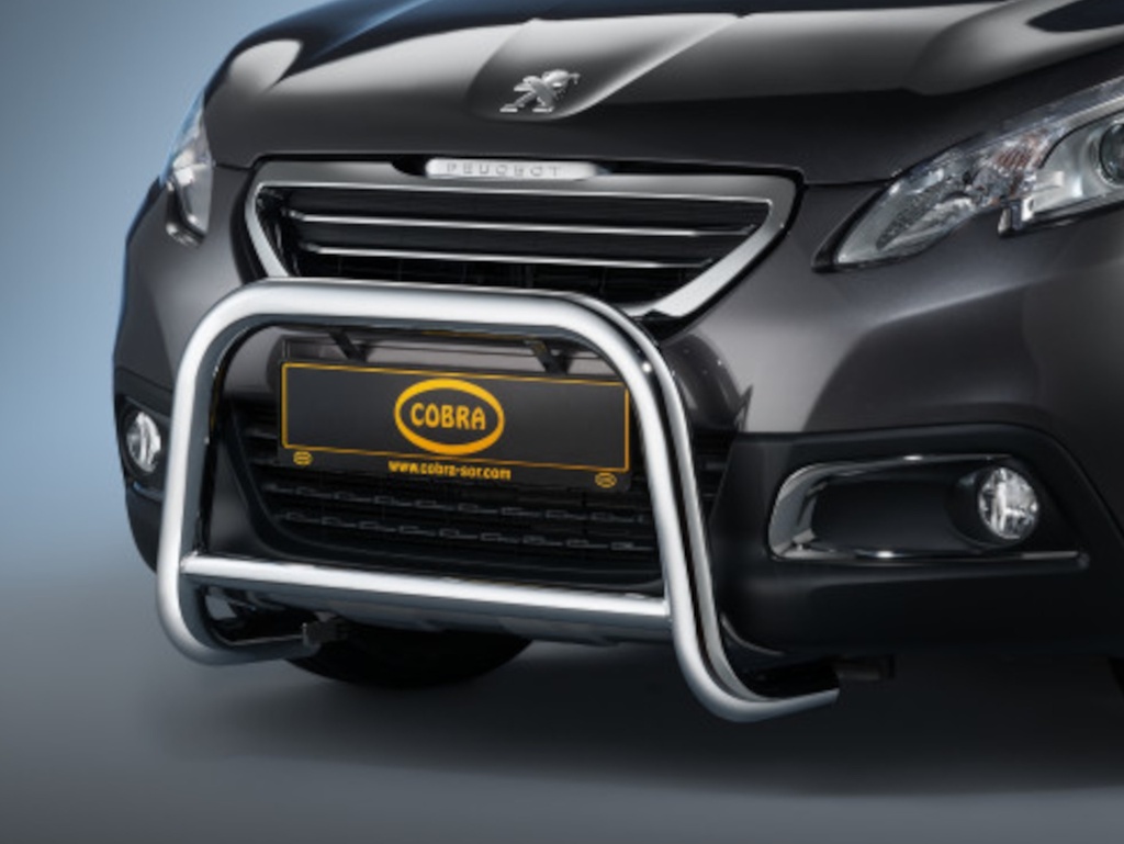 [PEU1061EC] Peugeot 2008 Bj. 2013-16: COBRA Chrom-Frontschutzbügel