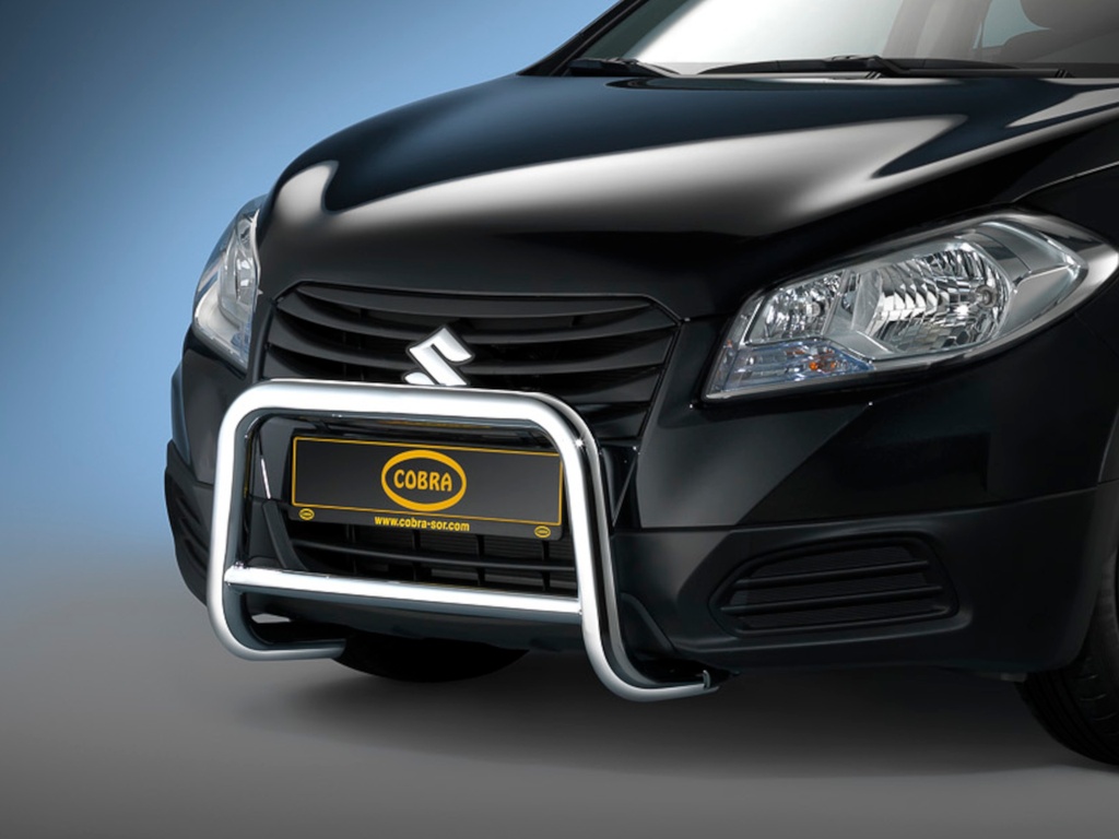 [SUZ1291EC] Suzuki SX4 S-Cross Bj. '13-16: COBRA Chrom-Frontschutzbügel