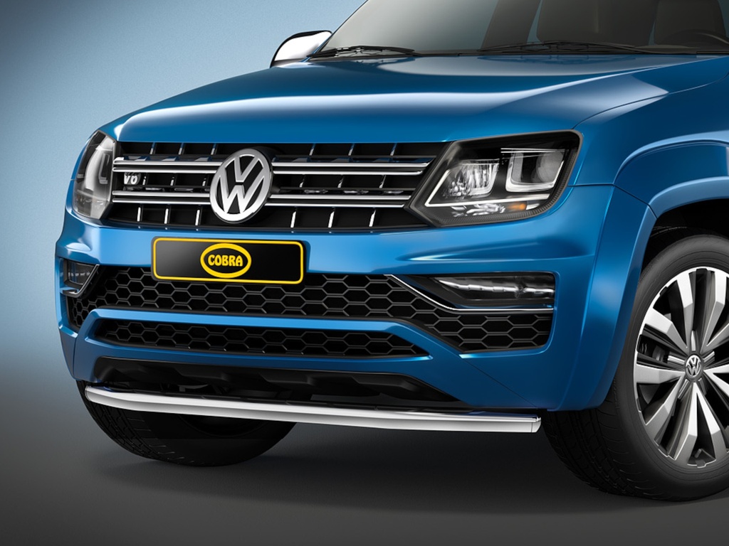 [VW1385] VW Amarok Bj. 16-23: COBRA CityGuard / Chrom-Frontschutzrohr
