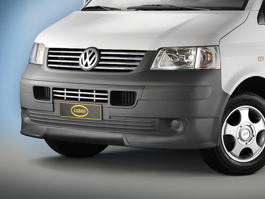[VW1063] VW T5 г.в. 03-09: COBRA хромированная решётка бампера